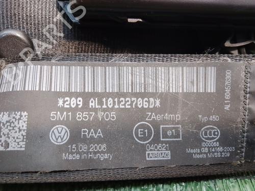 Front left seatbelt VW GOLF PLUS V (5M1, 521)  | BP19322139I26 