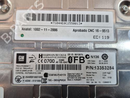 Electronic module OPEL ZAFIRA TOURER C (P12) 1.6 CDTI (75) | BP37491623M83 - Image 5