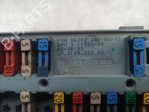 Fuse box CITROËN XSARA PICASSO (N68) 2.0 HDi | BP10809287E1 