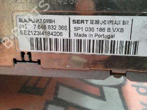 Radio SEAT TOLEDO III (5P2)  | BP7922360E6 