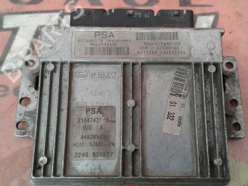 Used Engine control unit (ECU) PEUGEOT 206 Hatchback (2A/C) [1998-2012]  7925737