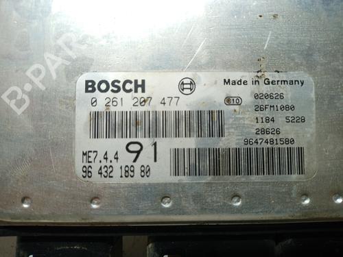 Engine control unit (ECU) PEUGEOT 206 Hatchback (2A/C)  | BP11397497M57 