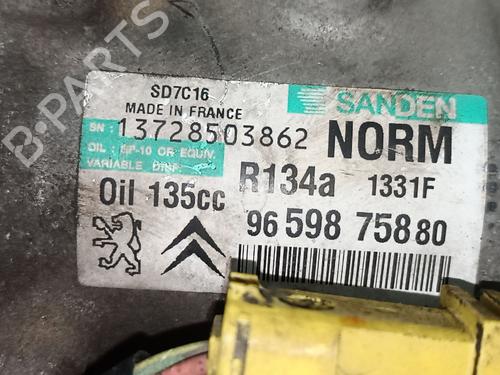AC compressor PEUGEOT 307 SW (3H) 1.6 HDI 110 | BP25605788M34 