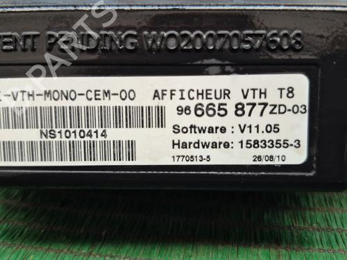 Display monitor PEUGEOT 5008 (0U_, 0E_)  | BP27340463C48 