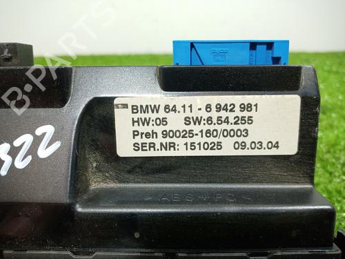 Climate control BMW 7 (E65, E66, E67)  | BP17615775I5 