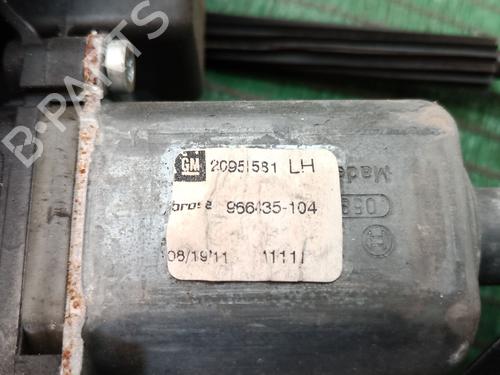 Front left window mechanism OPEL ASTRA J (P10)  | BP27998257C22 