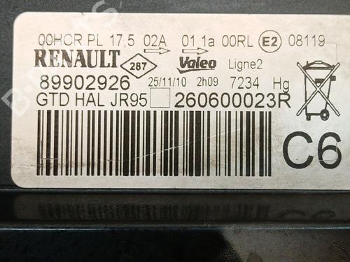 Left headlight RENAULT GRAND SCÉNIC III (JZ0/1_) 1.5 dCi (JZ09, JZ0D, JZ10, JZ14, JZ1G, JZ29, JZ2C) | BP30177665C28 