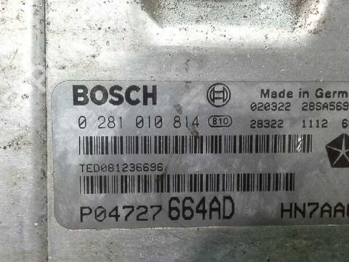 Engine control unit (ECU) CHRYSLER VOYAGER IV (RG, RS) 2.5 CRD | BP7924498M57 