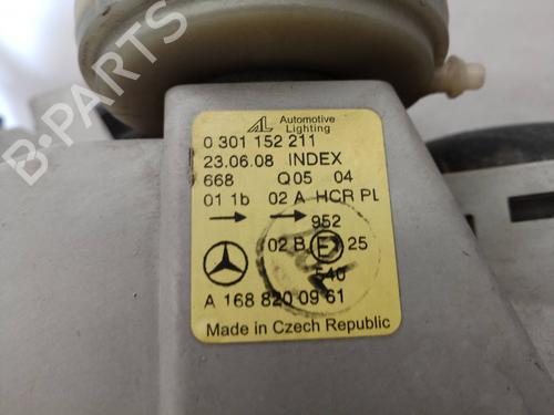 Left headlight MERCEDES-BENZ A-CLASS (W168) A 160 (168.033, 168.133) | BP7924895C28 