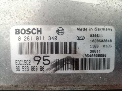 Engine control unit (ECU) CITROËN C5 I (DC_) 2.0 HDi (DCRHZB, DCRHZE) | BP7927324M57 