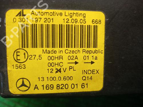 Left headlight MERCEDES-BENZ A-CLASS (W169) A 180 CDI (169.007, 169.307) | BP29605283C28