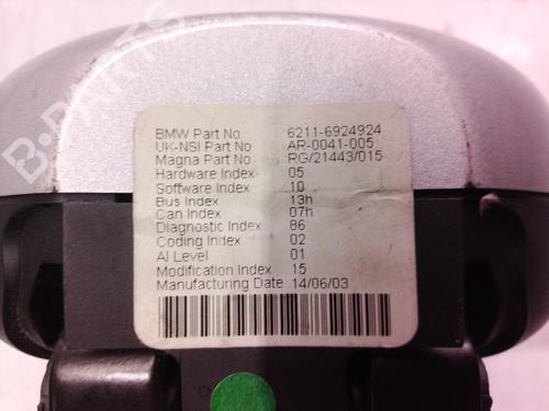 Instrument cluster MINI MINI (R50, R53) Cooper S | BP8641914C47 