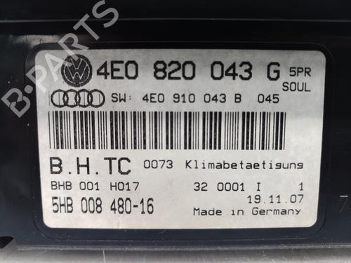 Climate control AUDI A8 D3 (4E2, 4E8) 3.7 quattro | BP10722603I5 