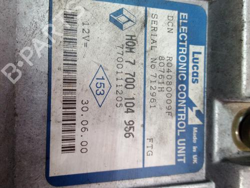 Engine control unit (ECU) RENAULT CLIO II (BB_, CB_)  | BP9413240M57 