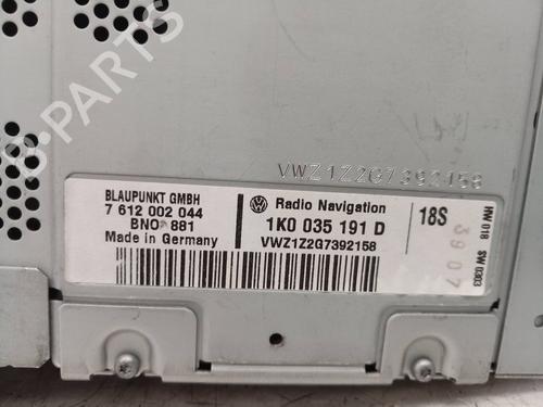 Bilradio VW TOURAN (1T1, 1T2) 1.6 | BP7928753E6 