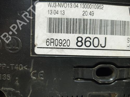 Instrument cluster VW POLO V (6R1, 6C1)  | BP7925285C47 