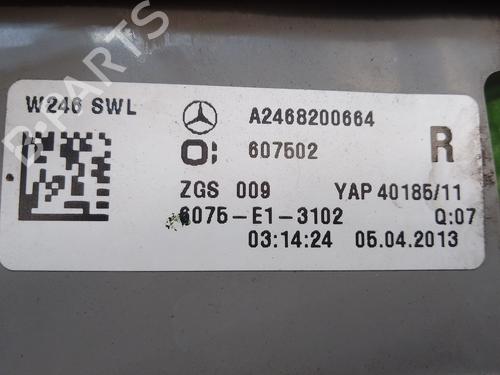 Right taillight MERCEDES-BENZ B-CLASS Sports Tourer (W246, W242) B 180 CDI (246.200) | BP18530138C35 