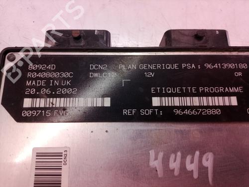 Engine control unit (ECU) PEUGEOT 206 Hatchback (2A/C)  | BP8536369M57 