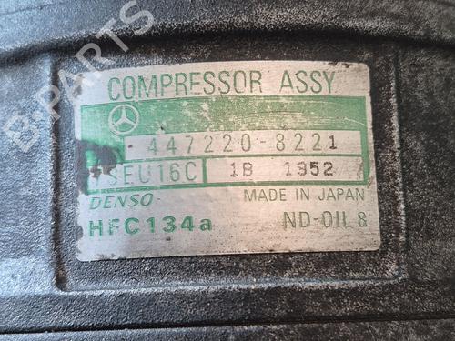AC compressor MERCEDES-BENZ C-CLASS (W203) C 180 (203.035) | BP31637587M34