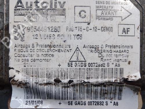 Kollisjonspute styreenhet PEUGEOT 307 CC (3B) 2.0 HDi 135 (136 hp) 18262261