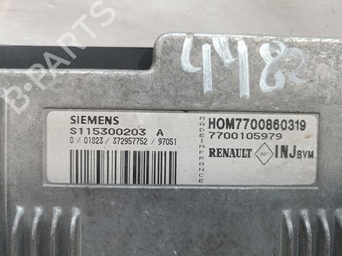Engine control unit (ECU) RENAULT MEGANE I Classic (LA0/1_)  | BP10744558M57 