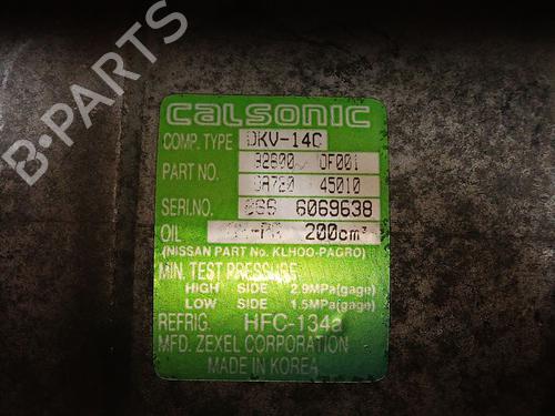 AC compressor NISSAN TERRANO II (R20) 2.7 TDi 4WD | BP24230419M34 