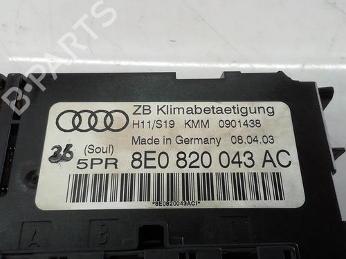 Commande Chauffage AUDI A4 B6 (8E2)  | BP12321954I5 