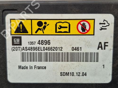 ECU airbags OPEL ASTRA J (P10)  | BP27249787M53 
