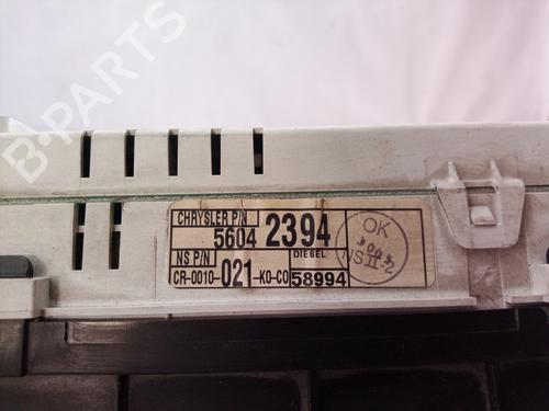 Instrument cluster JEEP GRAND CHEROKEE I (ZJ, ZG) 2.5 TD 4x4 (Z) | BP8296221C47 