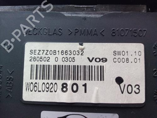 Instrument cluster OPEL ASTRA F Hatchback (T92)  | BP8313313C47 
