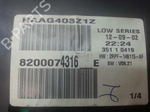 Instrument cluster RENAULT MEGANE II (BM0/1_, CM0/1_) 1.4 16V (BM0B, CM0B) | BP7923220C47 