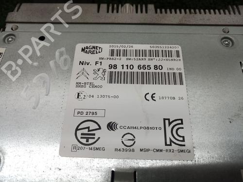 Radio PEUGEOT 208 I (CA_, CC_) 1.2 VTI 82 | BP23094646E6 