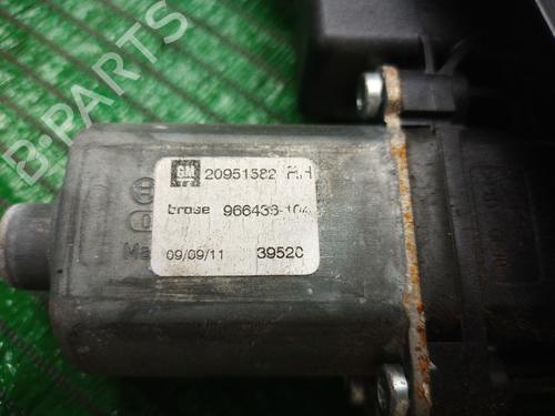 Front right window mechanism OPEL ASTRA J (P10)  | BP28119719C23 