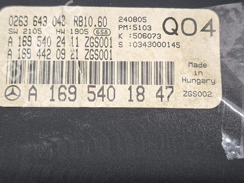 Instrument cluster MERCEDES-BENZ A-CLASS (W169) A 180 CDI (169.007, 169.307) | BP29446277C47 