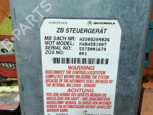 Electronic module MERCEDES-BENZ S-CLASS Coupe (C215) CL 500 (215.375) | BP7927322M83 