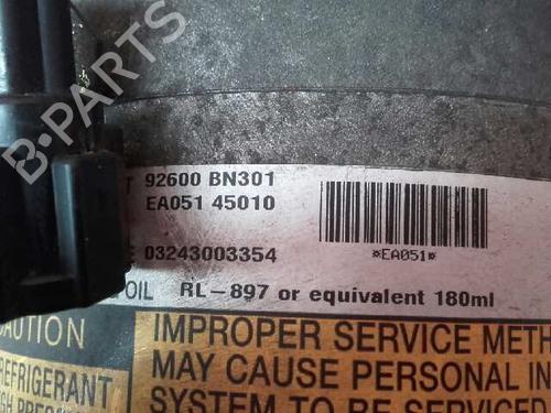 AC compressor NISSAN ALMERA II (N16)  | BP7925060M34 