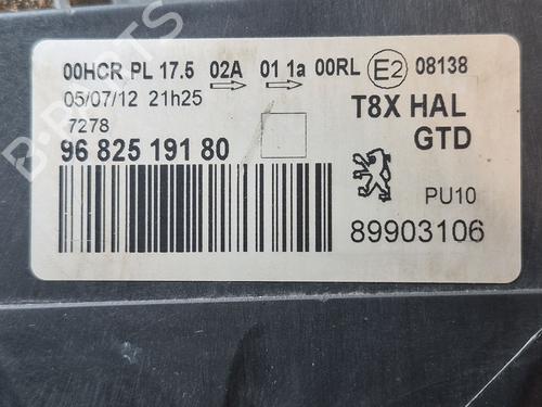 Left headlight PEUGEOT 5008 (0U_, 0E_) 1.6 HDi | BP32018930C28 