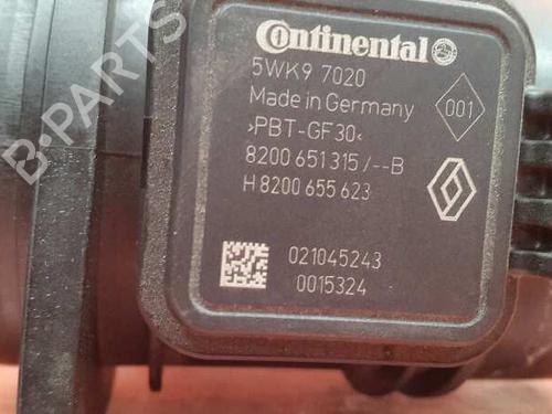 Mass air flow sensor RENAULT KANGOO / GRAND KANGOO II (KW0/1_)  | BP12439059M95 