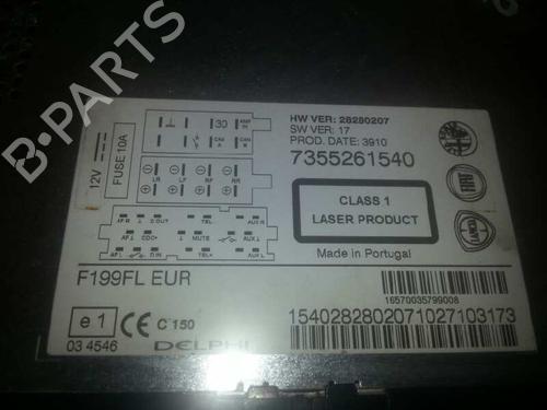 Radio FIAT PUNTO EVO (199_)  | BP12321872E6 