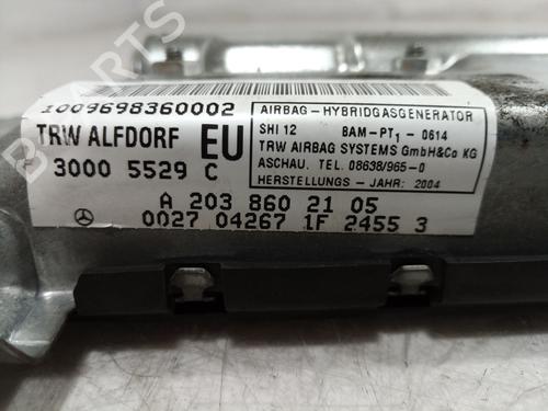 Left seat airbag MERCEDES-BENZ C-CLASS Coupe (CL203) C 220 CDI (203.708) | BP9968981C13 