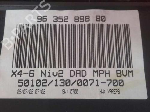 Instrument cluster CITROËN C5 I (DC_) 2.0 HDi (DCRHZB, DCRHZE) | BP7924260C47 