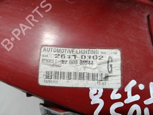 Left taillight RENAULT CLIO III (BR0/1, CR0/1) 1.5 dCi | BP9817374C34 
