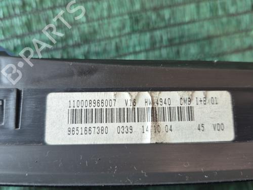 Instrument cluster CITROËN XSARA PICASSO (N68) 1.8 16V | BP30963499C47