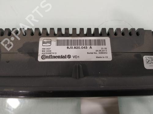 Climate control SEAT IBIZA IV (6J5, 6P1)  | BP31380293I5 