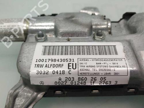 Passasjer kollisjonspute MERCEDES-BENZ C-CLASS (W203) C 220 CDI (203.006) | BP8087480C10 
