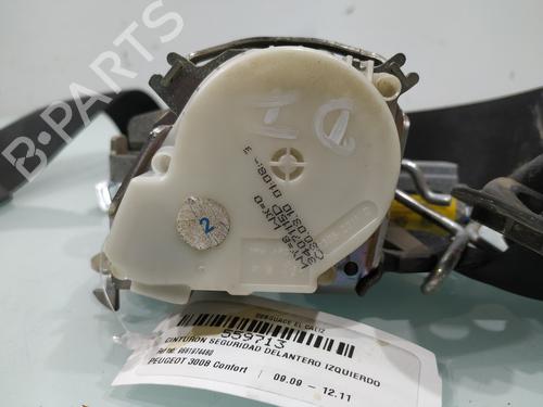 Front left seatbelt PEUGEOT 3008 I MPV (0U_) 1.6 HDi | BP31653040I26
