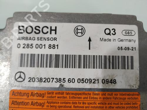 ECU airbags MERCEDES-BENZ CLK (C209)  | BP29764273M53