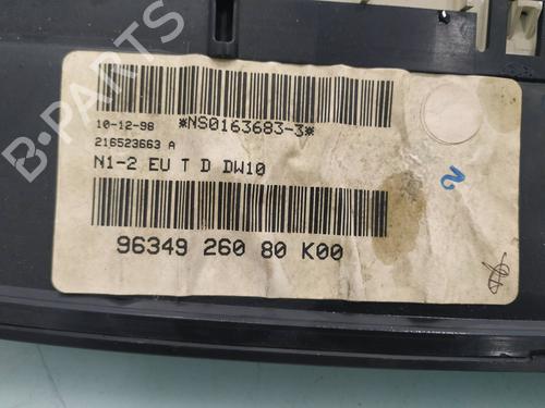 Instrument cluster CITROËN XANTIA (X1_, X2_) 2.0 HDI 90 | BP8093818C47 