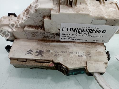 Rear right lock PEUGEOT 407 (6D_) 1.6 HDi 110 (6D9HZC, 6D9HYC) | BP12432955C99 