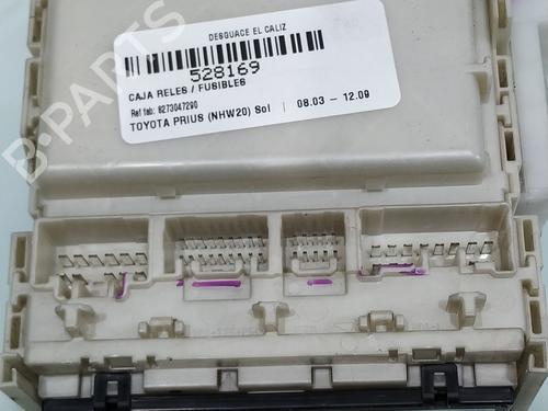 Fuse box TOYOTA PRIUS Liftback (_W2_) 1.5 Hybrid (NHW20_, NHW20R) | BP26572695E1 